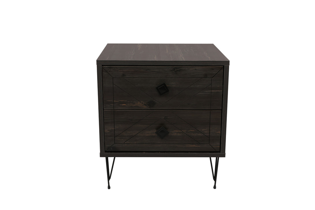 Nočný stôl Luna - Dark Brown-Vashome.sk