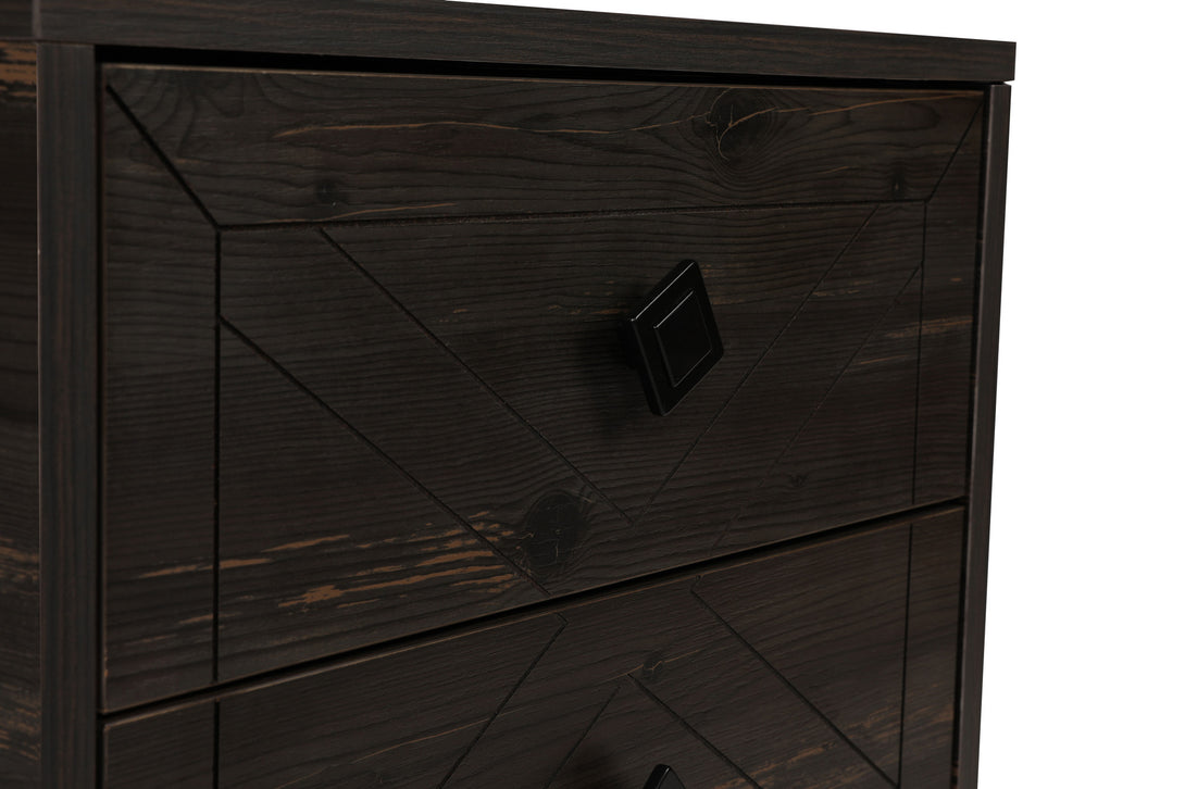 Nočný stôl Luna - Dark Brown-Vashome.sk