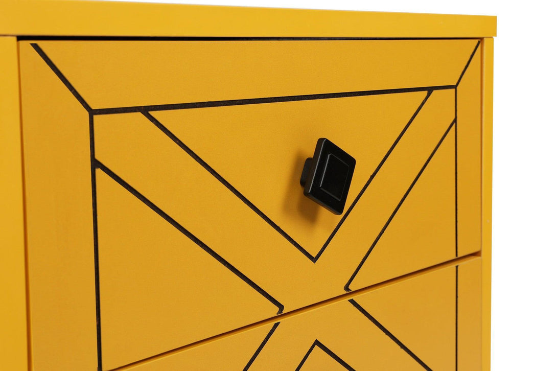 Nočný stôl Luna - Yellow-Vashome.sk