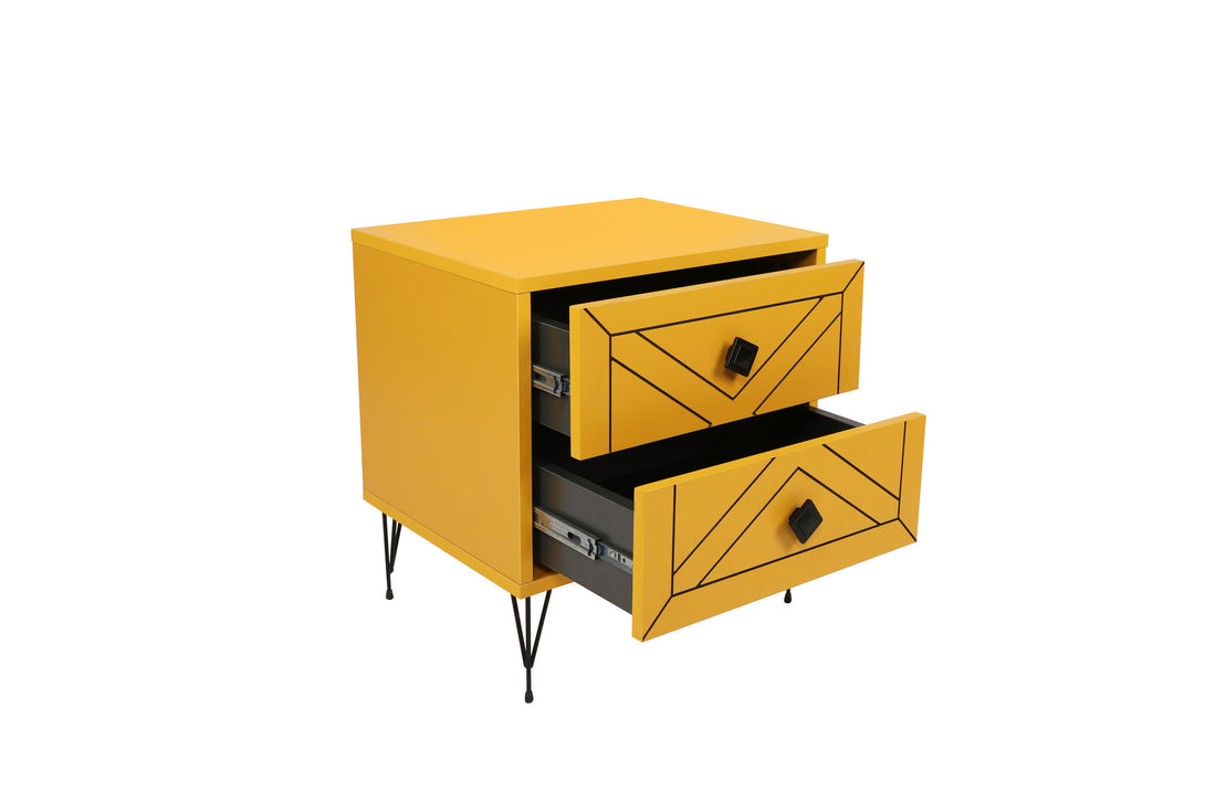 Nočný stôl Luna - Yellow-Vashome.sk