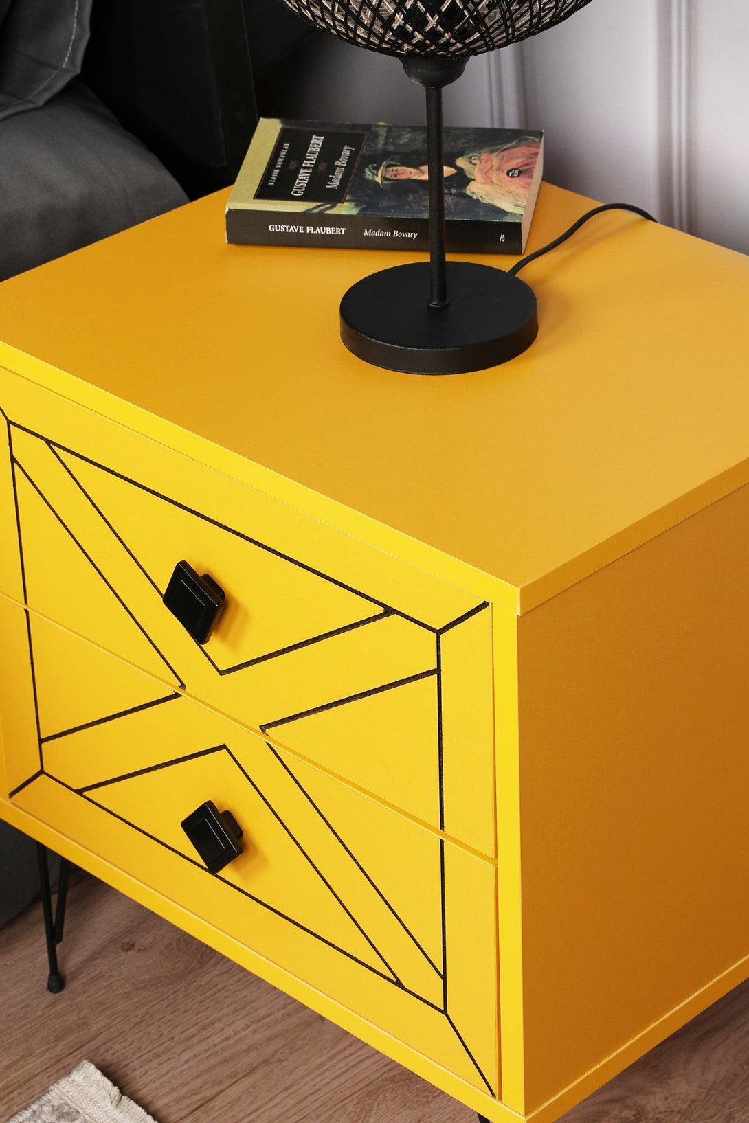 Nočný stôl Luna - Yellow-Vashome.sk