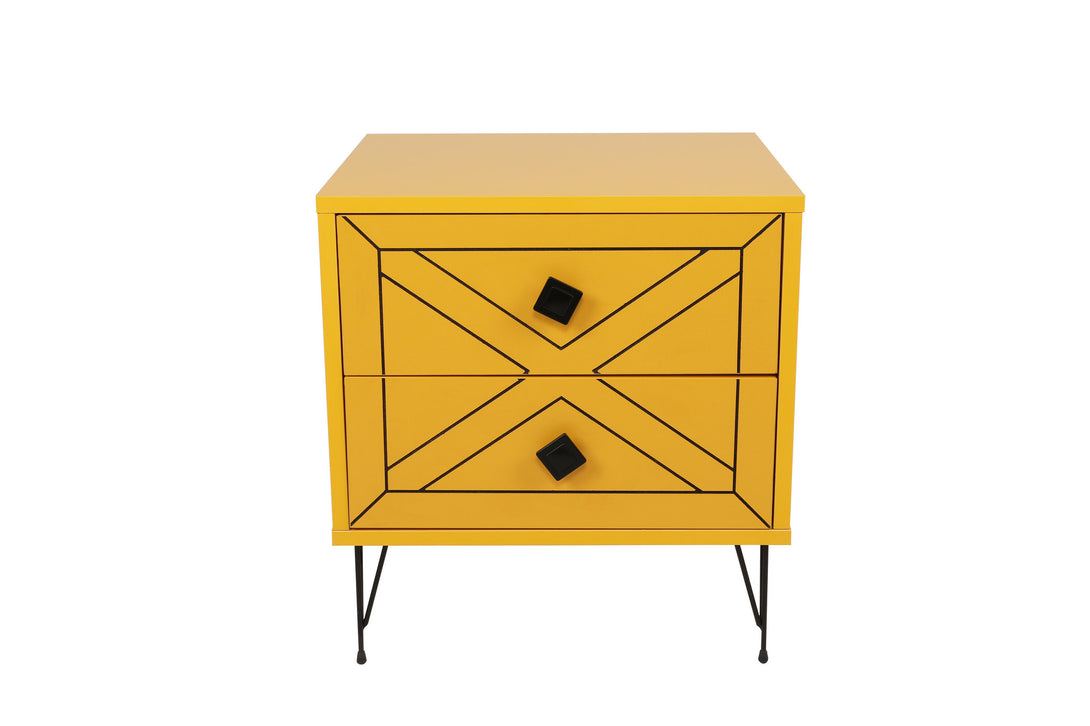 Nočný stôl Luna - Yellow-Vashome.sk