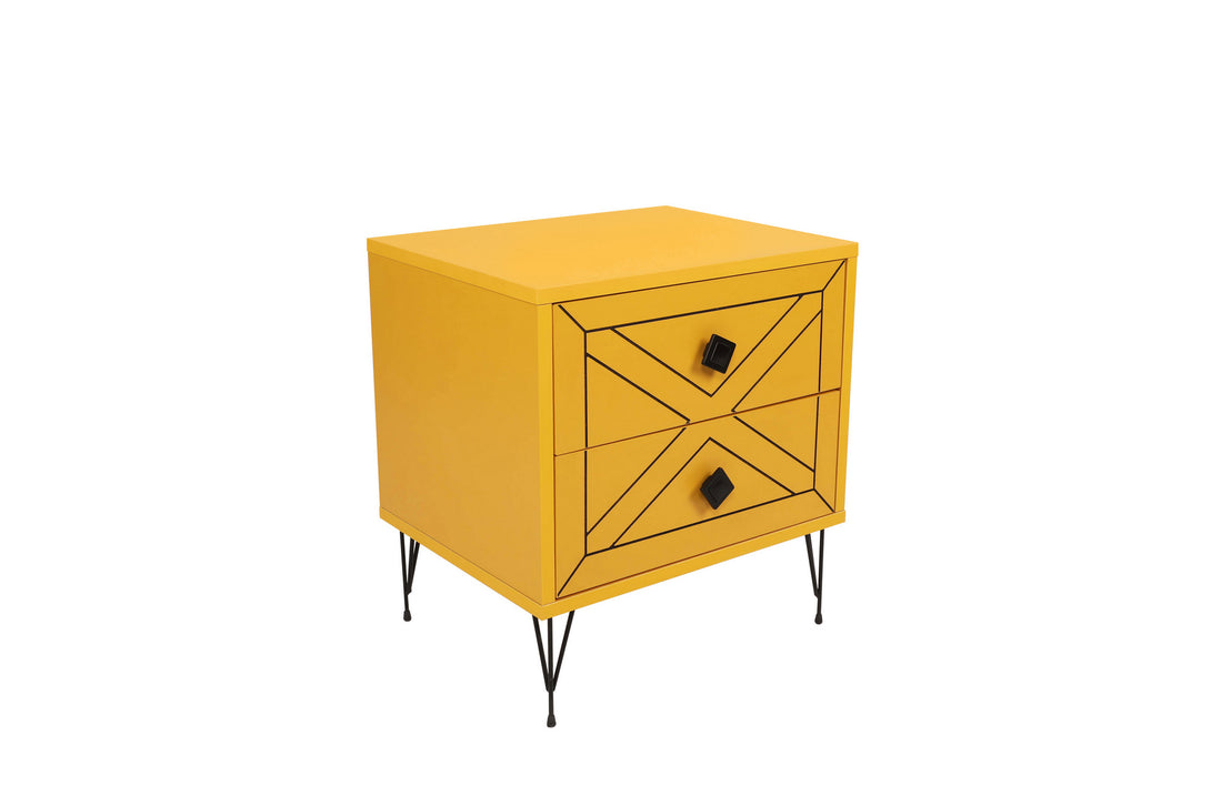 Nočný stôl Luna - Yellow-Vashome.sk