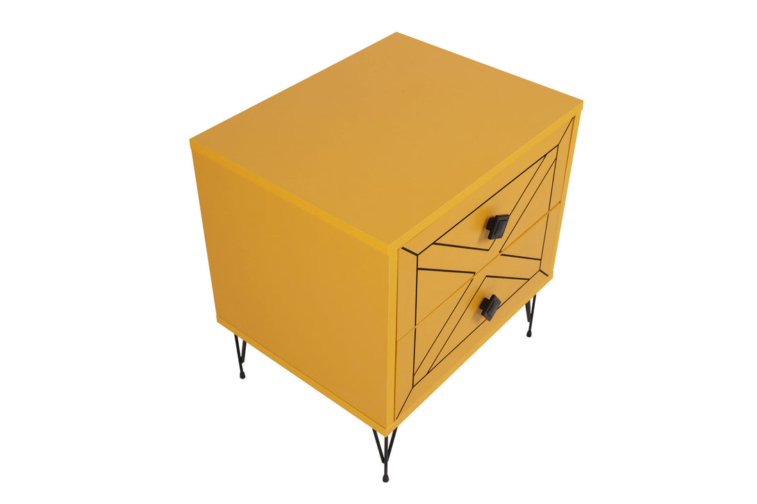 Nočný stôl Luna - Yellow-Vashome.sk