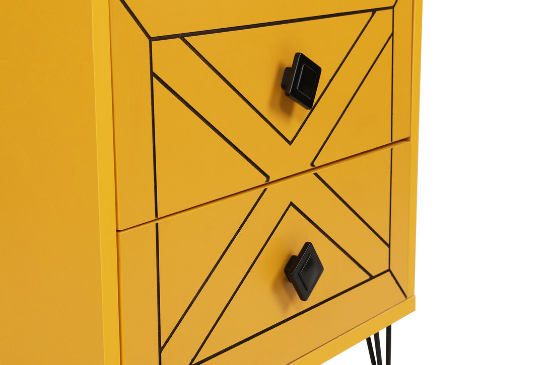Nočný stôl Luna - Yellow-Vashome.sk