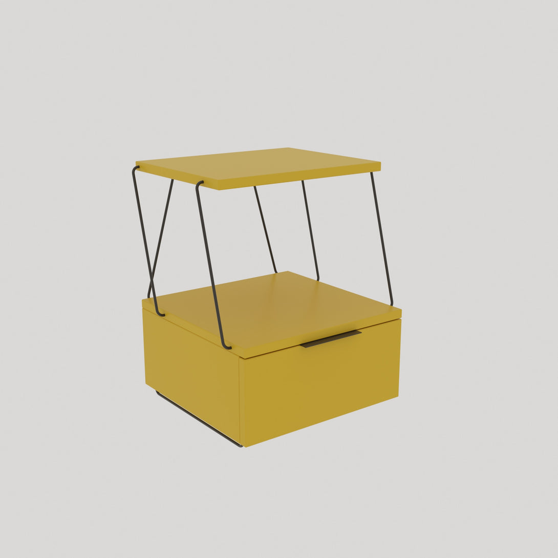 Nočný stôl Tekoba - Yellow-Vashome.sk