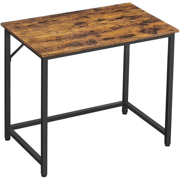 Písací stôl, 80 x 75 x 50 cm, rustikálny hnedý-Vashome.sk