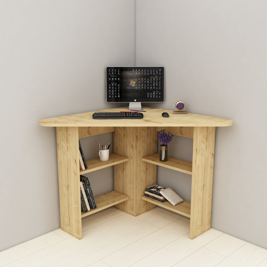 Íróasztal Corner - Sapphire Oak-Vashome.sk