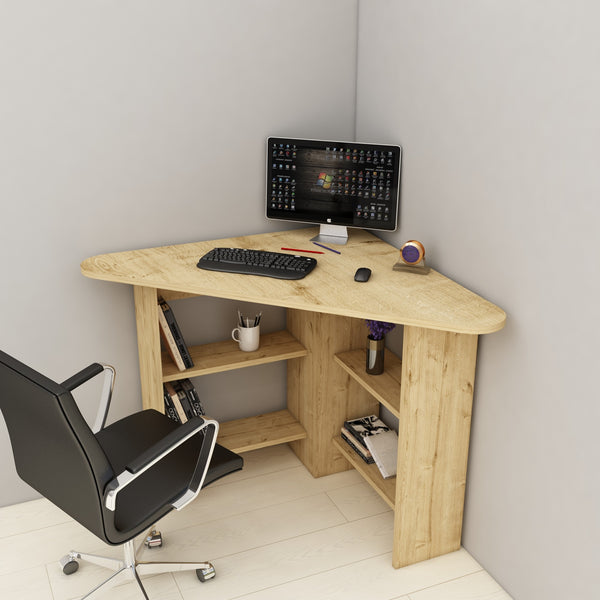Íróasztal Corner - Sapphire Oak-Vashome.sk