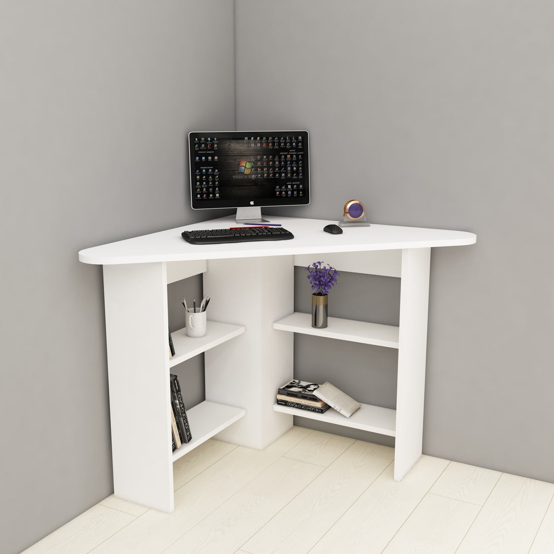 Íróasztal Corner - White-Vashome.sk