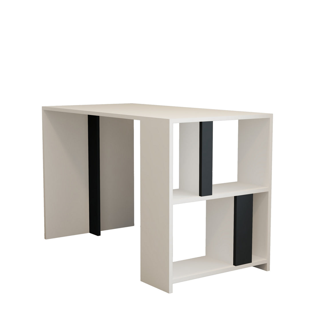Íróasztal Lima - White, Anthracite-Vashome.sk