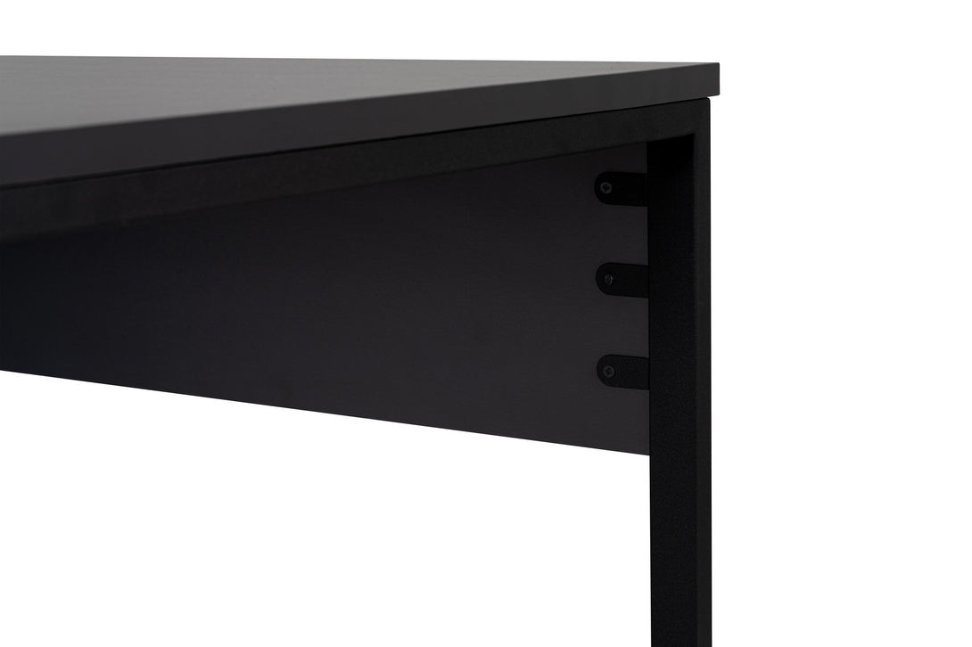 Íróasztal Twin Study Desk - Anthracite, Black-Vashome.sk