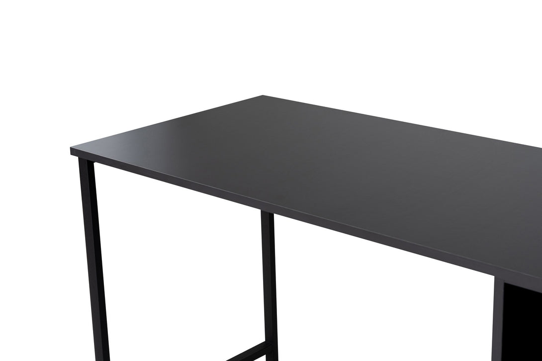 Íróasztal Twin Study Desk - Anthracite, Black-Vashome.sk
