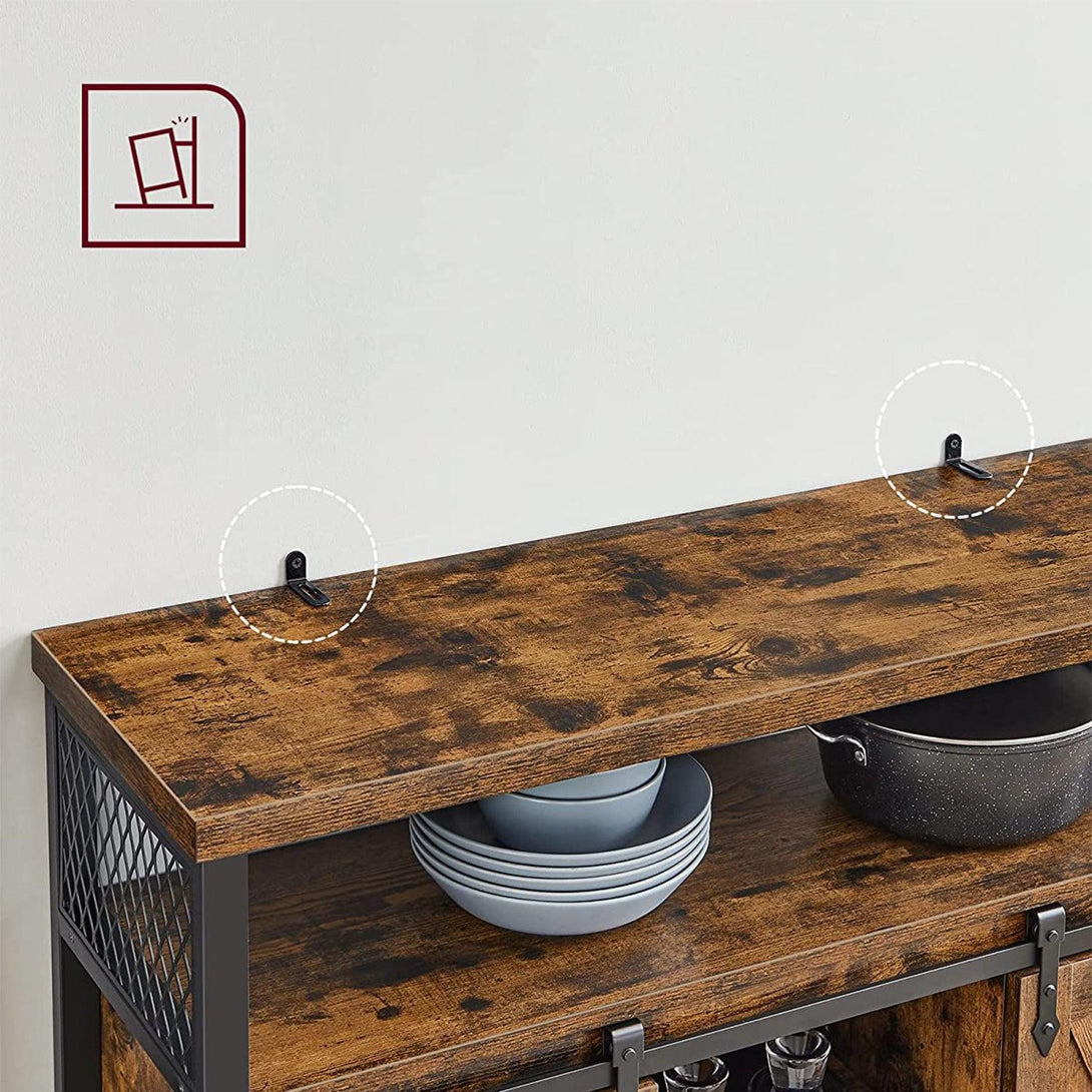 VASAGLE Jedálenská skrinka, kuchynská skrinka-Vashome.sk