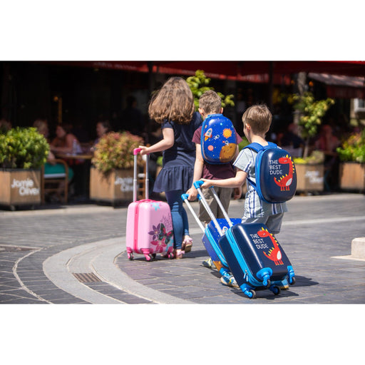 Sada detských kufrov so vzorom Vesmírne cestovanie (batoh+kufor) | BONTOUR-Vashome.sk
