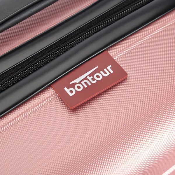 Sada kufrov BONTOUR „Spinner“ na 4 kolieskach, 3 ks, rose gold-Vashome.sk