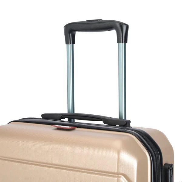Sada kufrov BONTOUR „Spinner“ na 4 kolieskach, 3 ks, šampanská-Vashome.sk