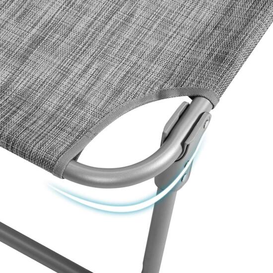 Skladacie lehátko so strieškou, 53 x 193 x 29,5 cm, nosnosť do 150 kg-Vashome.sk
