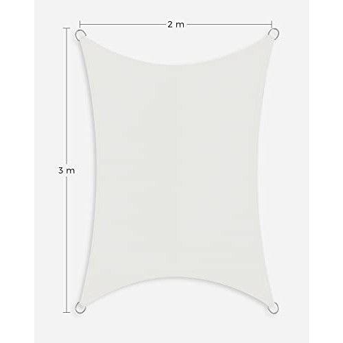 napvitorla 2x3m fehér-Vashome.sk
