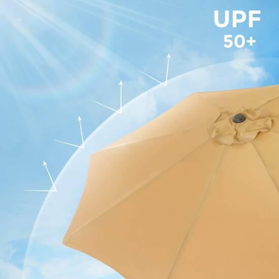 Slnečník, Ø 300 cm, UV ochrana až UPF 50+ (držiak nie je súčasťou balenia)-Vashome.sk