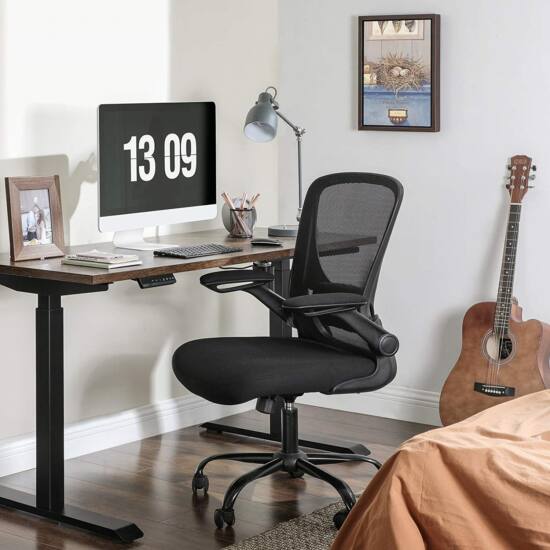 SONGMICS Kancelárska stolička, ergonomická počítačová stolička-Vashome.sk