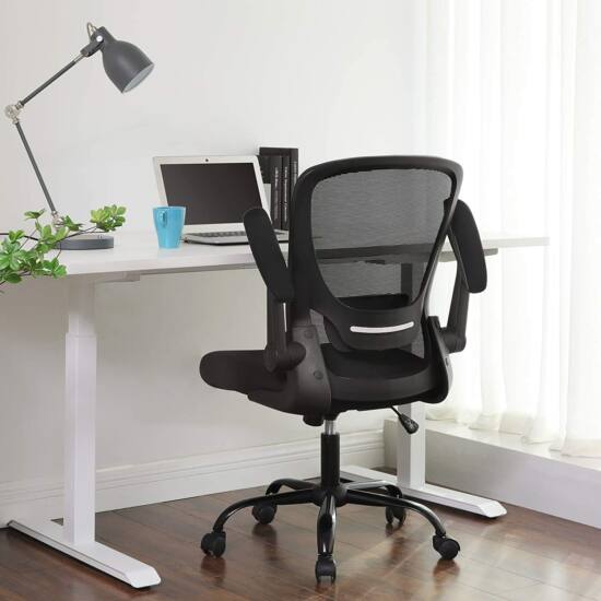 SONGMICS Kancelárska stolička, ergonomická počítačová stolička-Vashome.sk