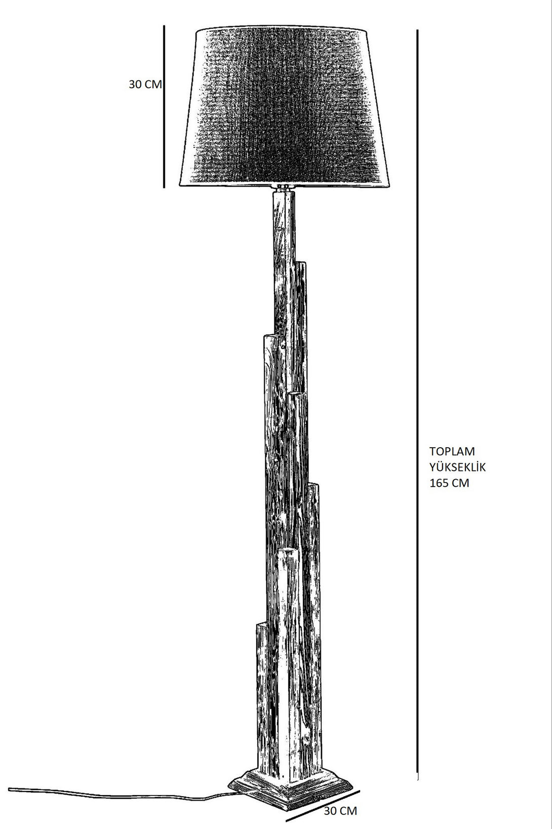 Stojacia lampa, 8300-1-Vashome.sk
