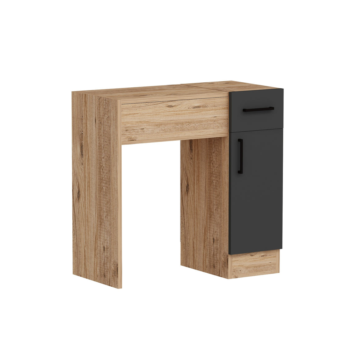 Fésülködő asztal Inci - Atlantic Pine, Anthracite-Vashome.sk