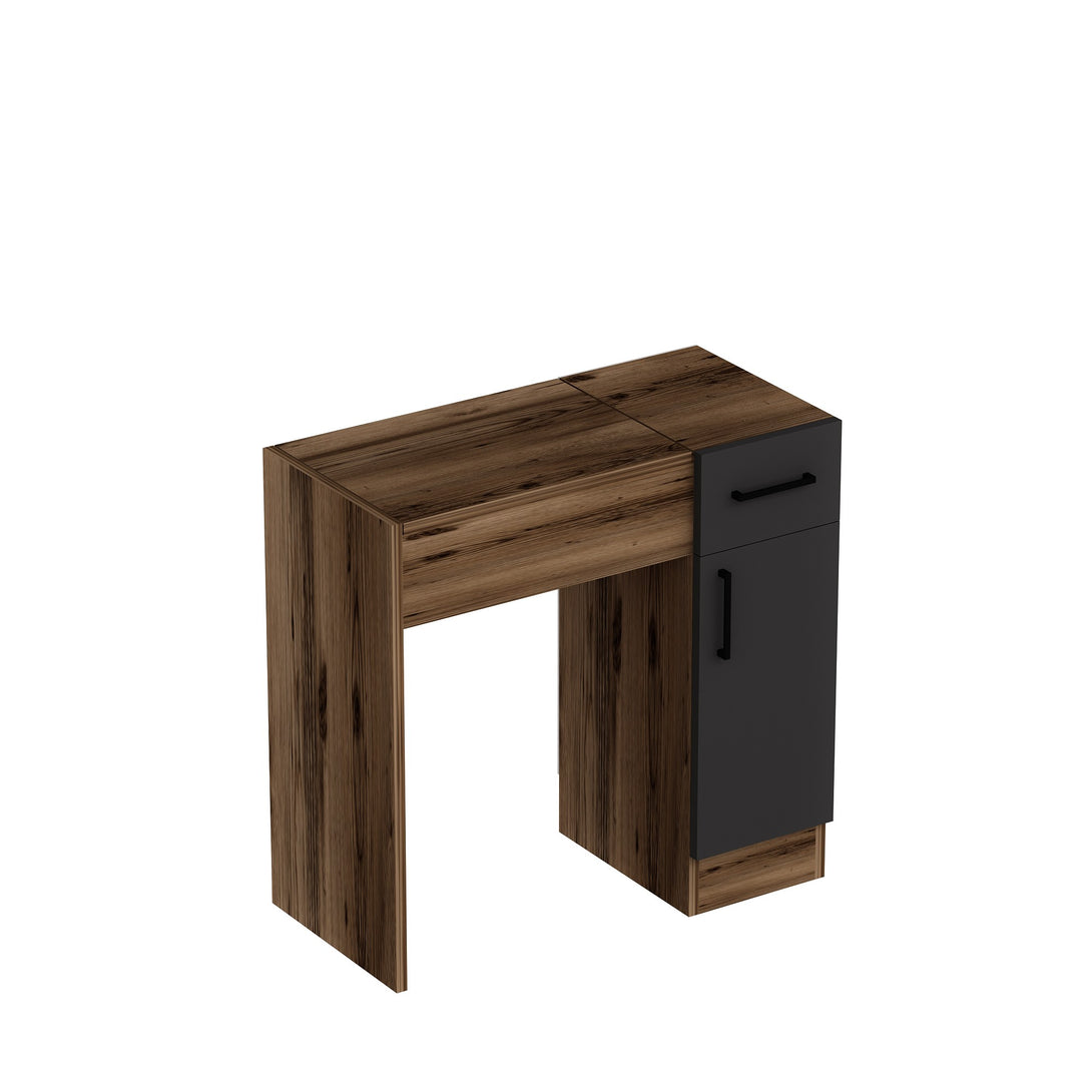 Fésülködő asztal Inci - Light Walnut, Anthracite-Vashome.sk