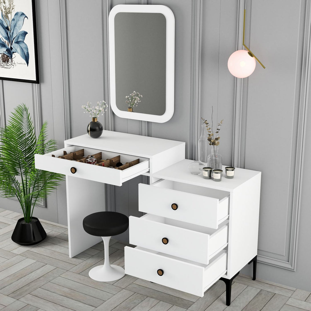 Fésülködő asztal Lizbon 549 - White-Vashome.sk