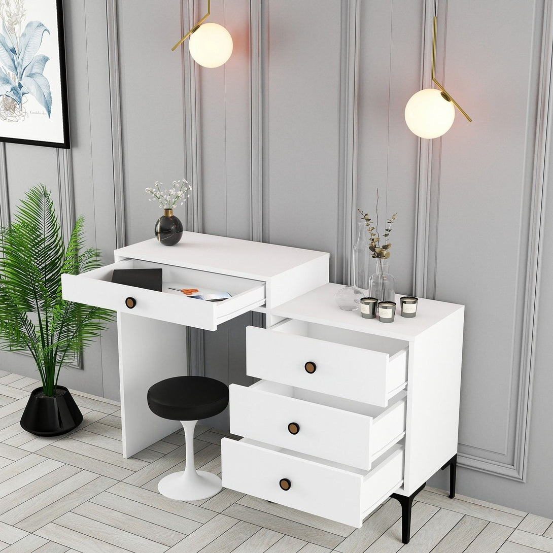 Fésülködő asztal Lizbon 556 - White-Vashome.sk