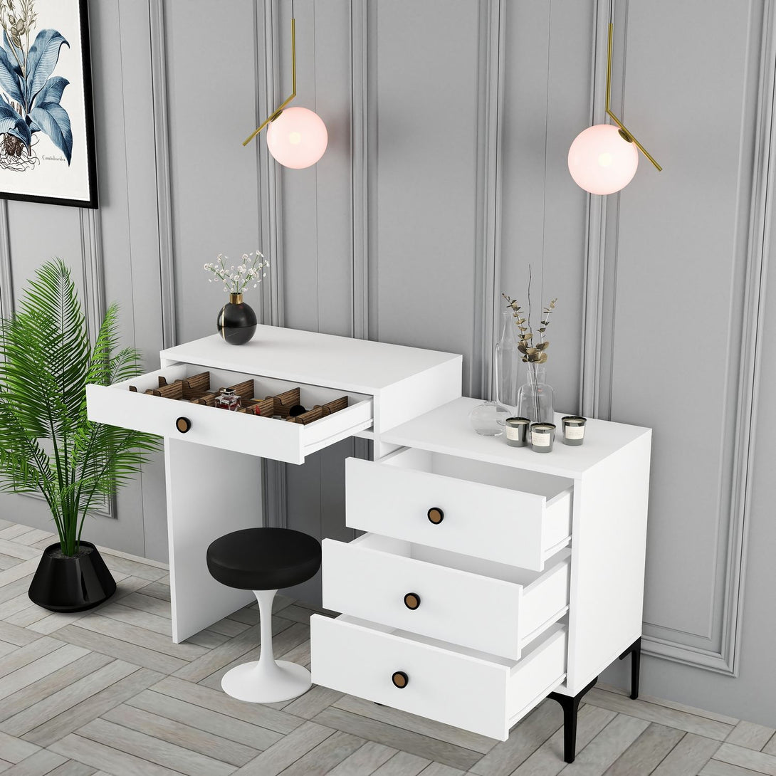 Fésülködő asztal Lizbon 556 - White-Vashome.sk