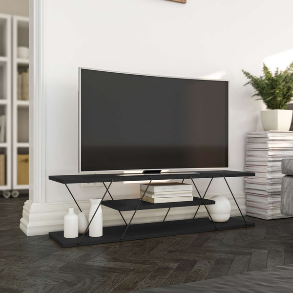 TV szekrény Canaz v2 - Anthracite, Grey-Vashome.sk
