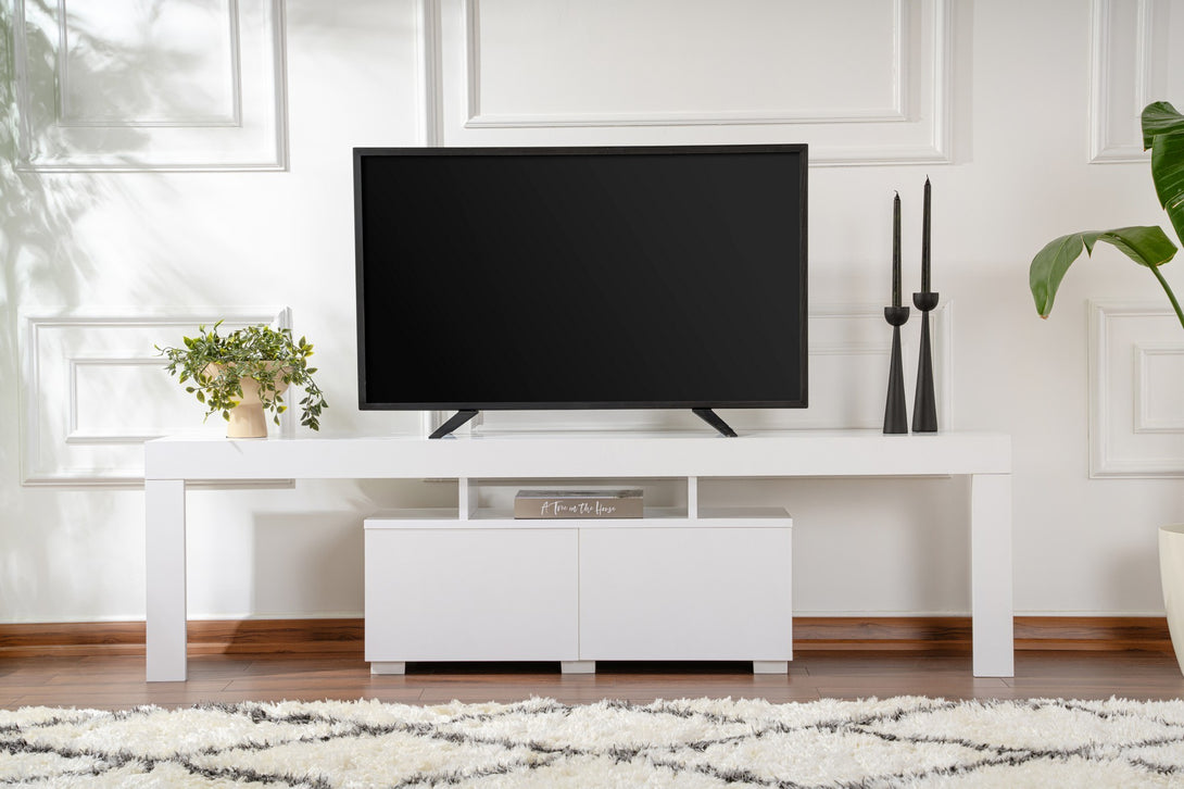 TV szekrény Enclave - Natural White-Vashome.sk