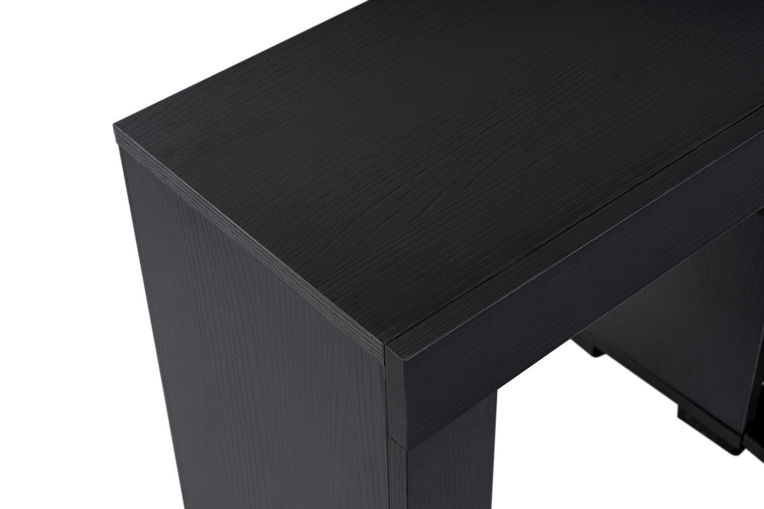 TV szekrény Enclave - Wood Black-Vashome.sk