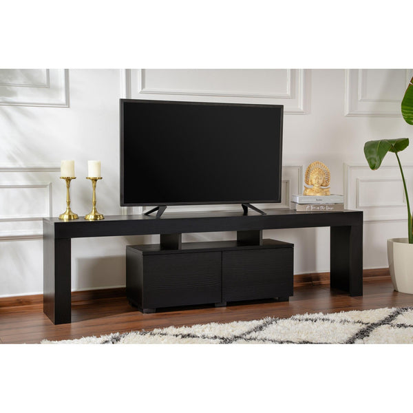 TV szekrény Enclave - Wood Black-Vashome.sk