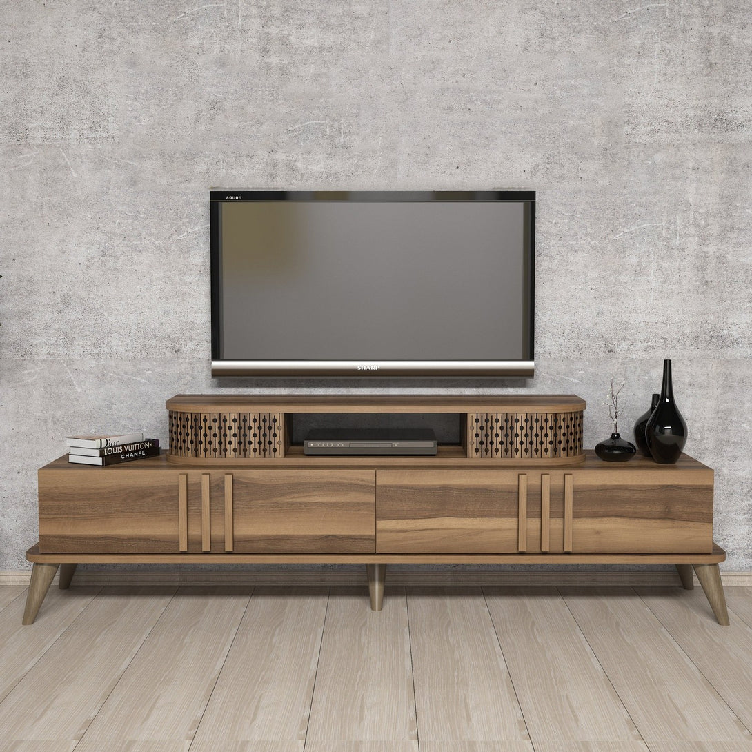 TV szekrény Eylul - Walnut-Vashome.sk