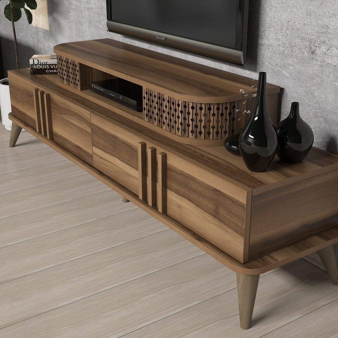 TV szekrény Eylul - Walnut-Vashome.sk
