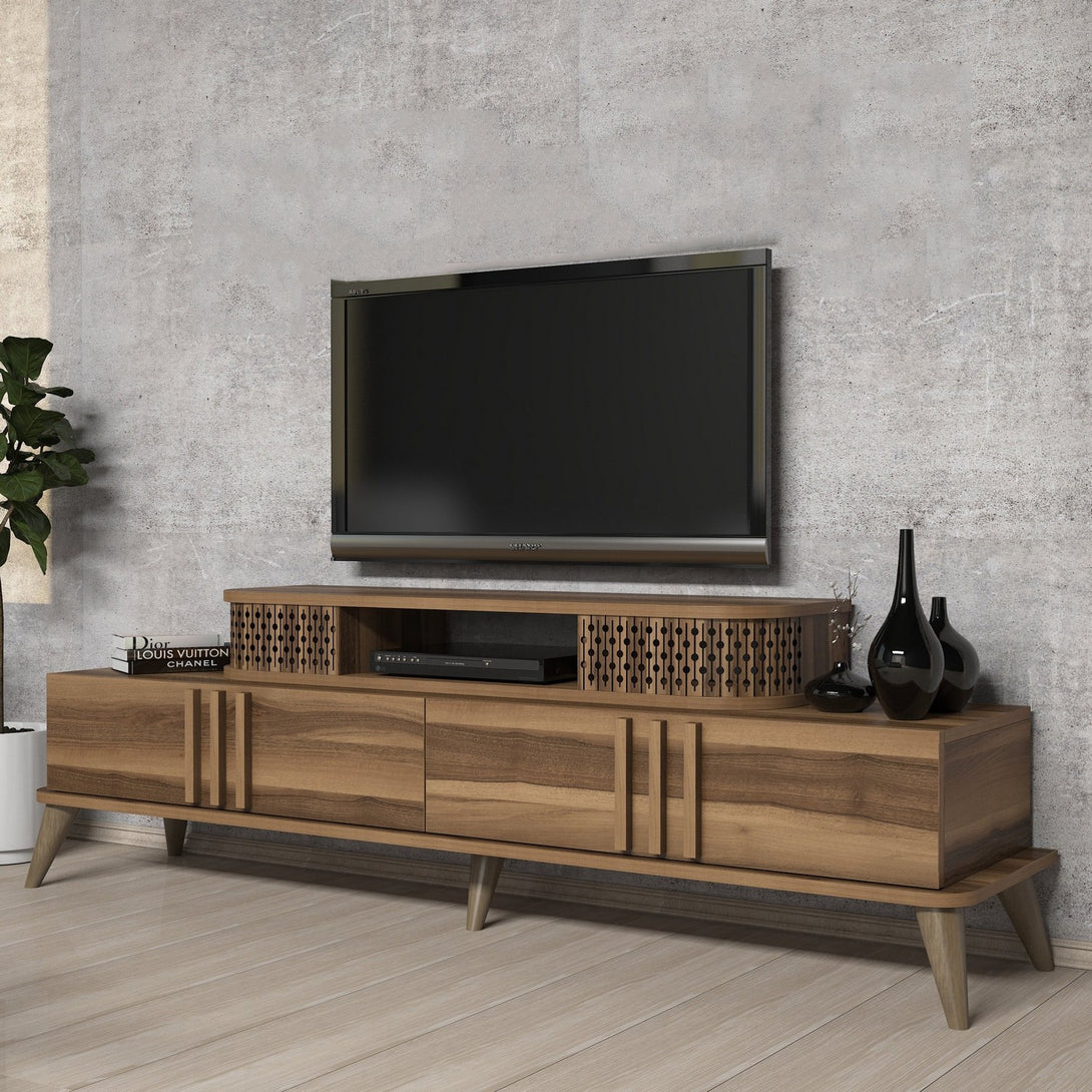 TV szekrény Eylul - Walnut-Vashome.sk