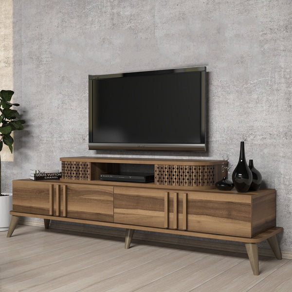 TV szekrény Eylul - Walnut-Vashome.sk