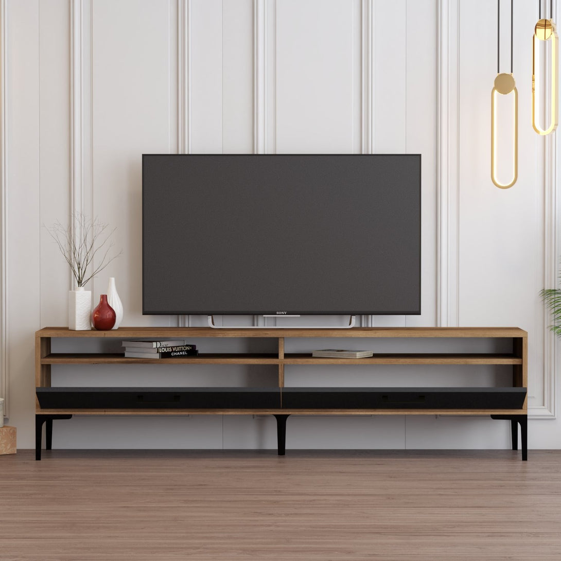 TV szekrény Istanbul 2 - Walnut Anthracite-Vashome.sk