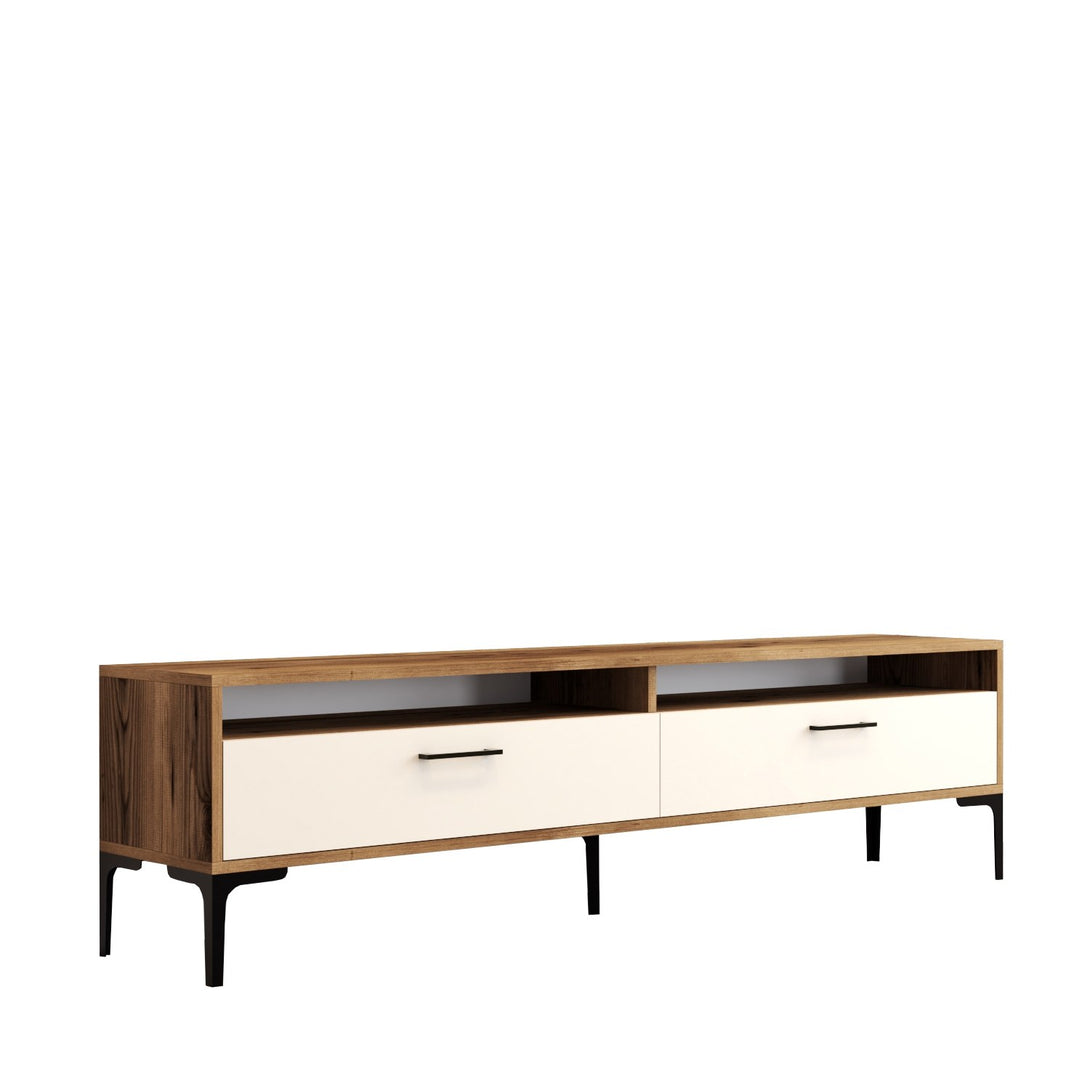 TV szekrény Istanbul 2 - Walnut Cream-Vashome.sk