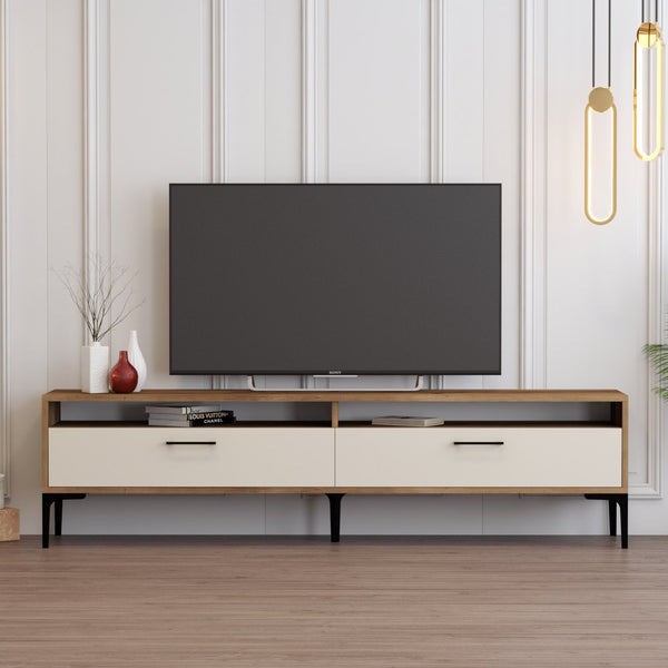 TV szekrény Istanbul 2 - Walnut Cream-Vashome.sk