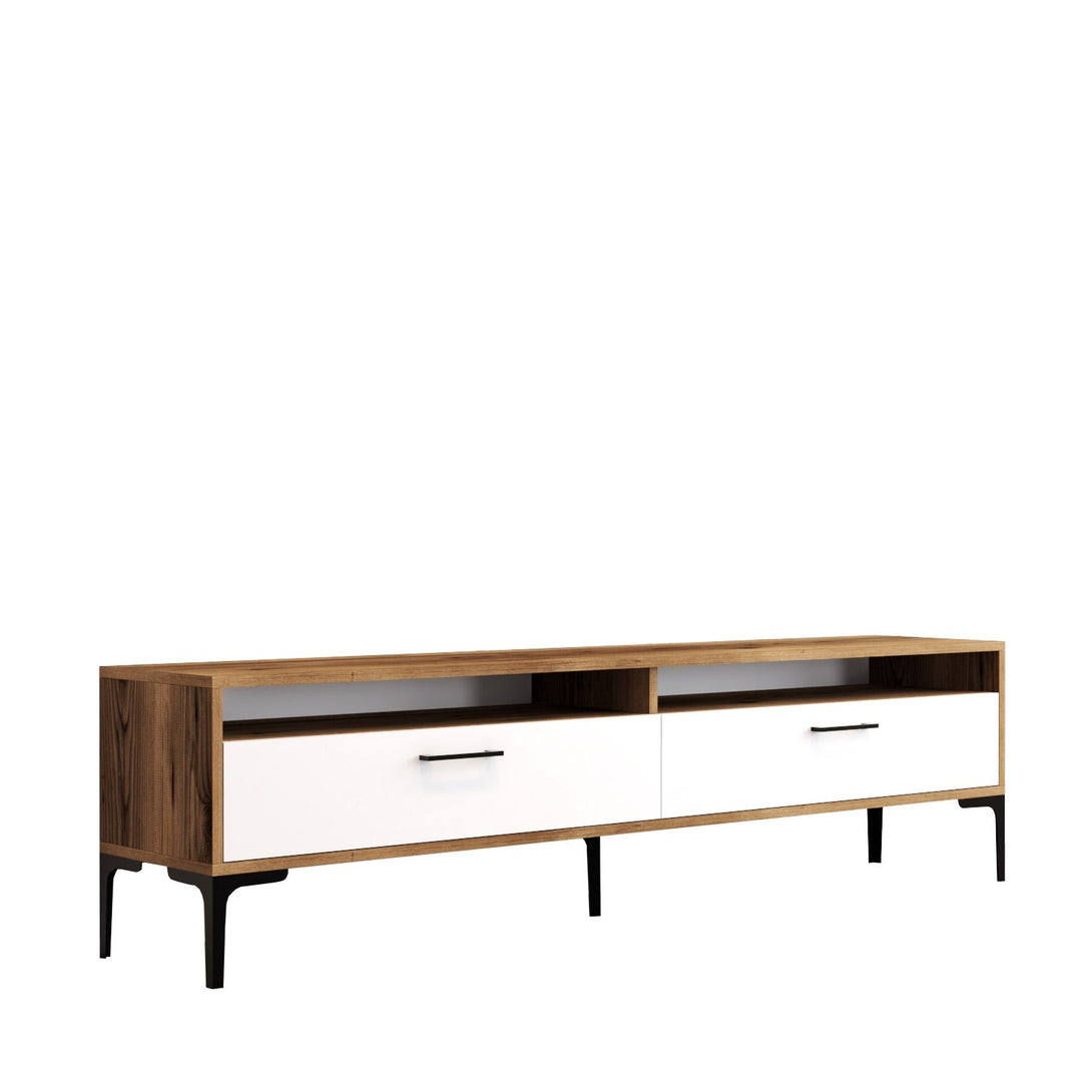 TV szekrény Istanbul 2 - Walnut White-Vashome.sk