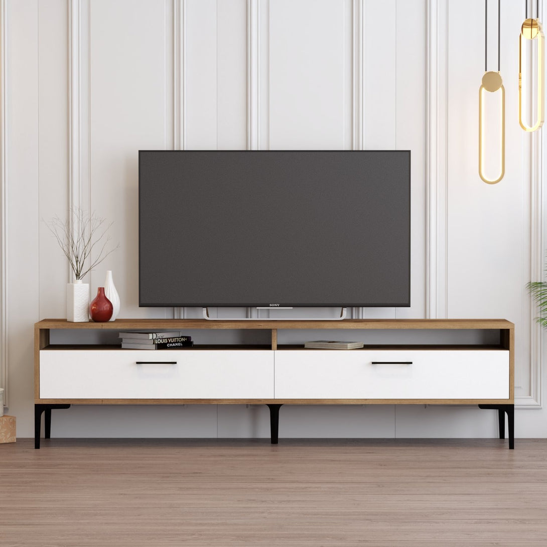 TV szekrény Istanbul 2 - Walnut White-Vashome.sk