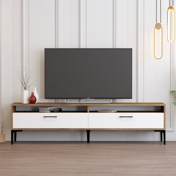 TV szekrény Istanbul 2 - Walnut White-Vashome.sk