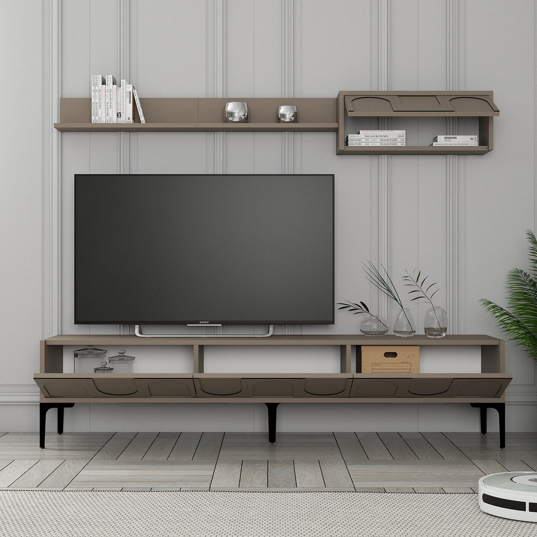 TV szekrény Lyon 2 - Atlas, Black-Vashome.sk