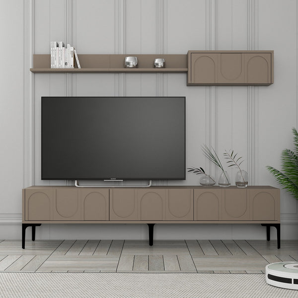 TV szekrény Lyon 2 - Atlas, Black-Vashome.sk