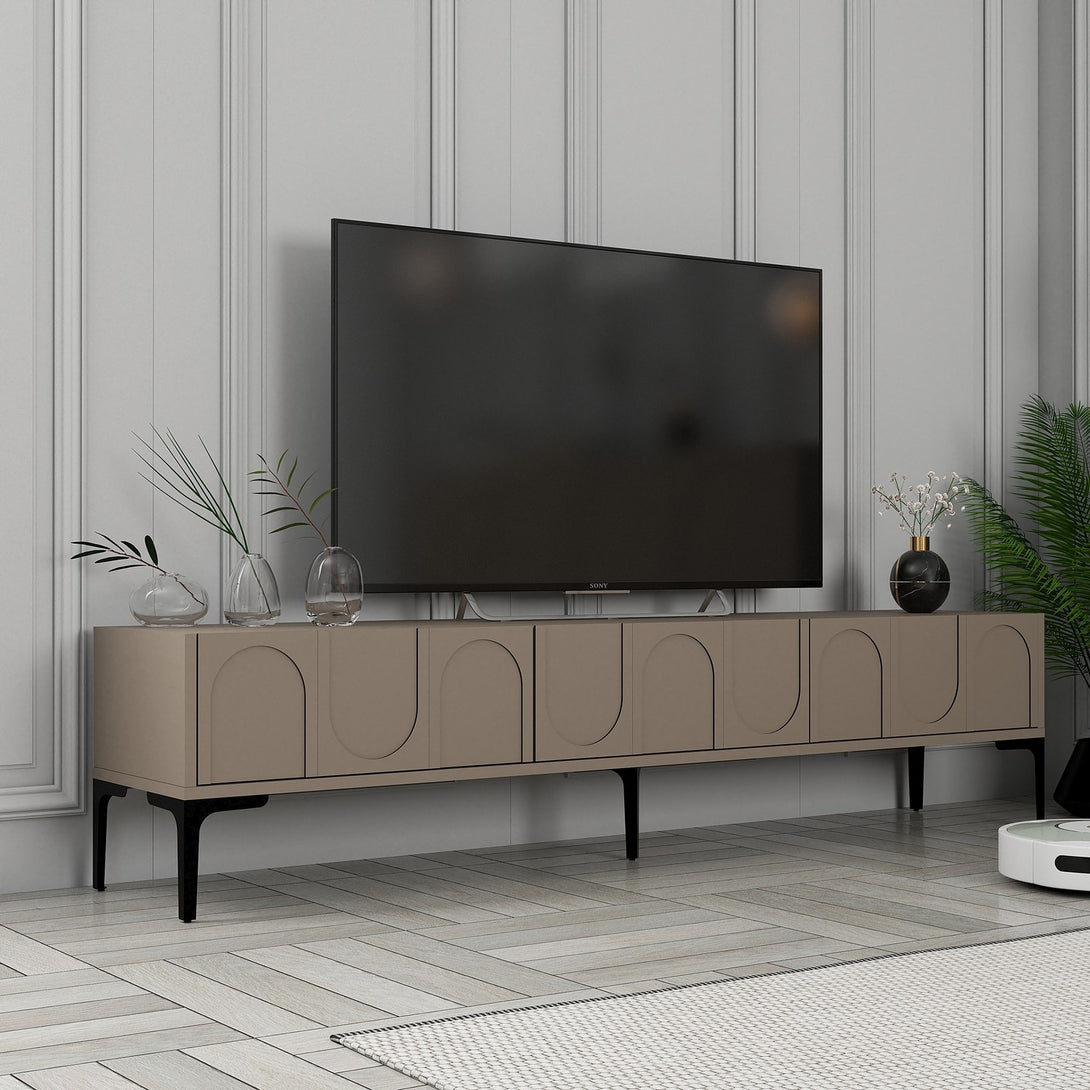 TV szekrény Lyon 42 - Atlas, Black-Vashome.sk