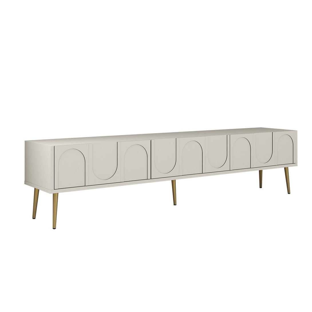 TV szekrény Lyon 43 - Cream, Gold-Vashome.sk